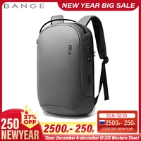 bange anti theft backpack suitable for 15 6 inch laptop bag waterproof usb charging coded lock business shoulder bags schoolbag