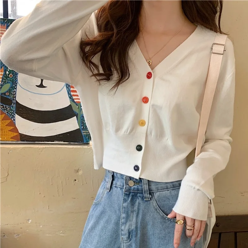 

Early Autumn Top Popular Online Popular Knitwear Short with High-waisted Trousers Long Sleeve T-shirt Women's Design Kio