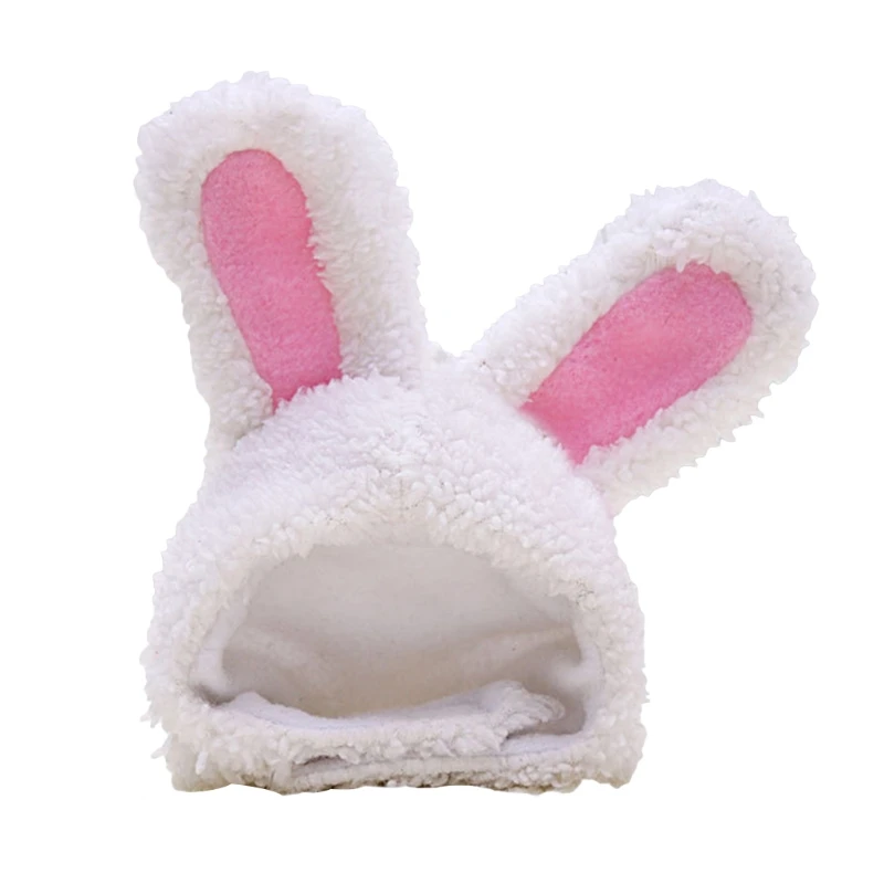 

Funny Pet Dog Cat New Year Party Christmas Cosplay Costume Warm Rabbit Hat