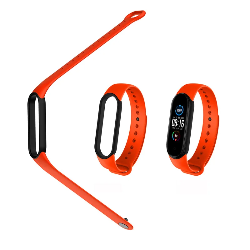 

Mi Band 5 Strap For Xiaomi Mi Band 5 Bracelet Silicone Wristband Miband 5 Smart Wrist Strap Miband5 Replacement Wristbands