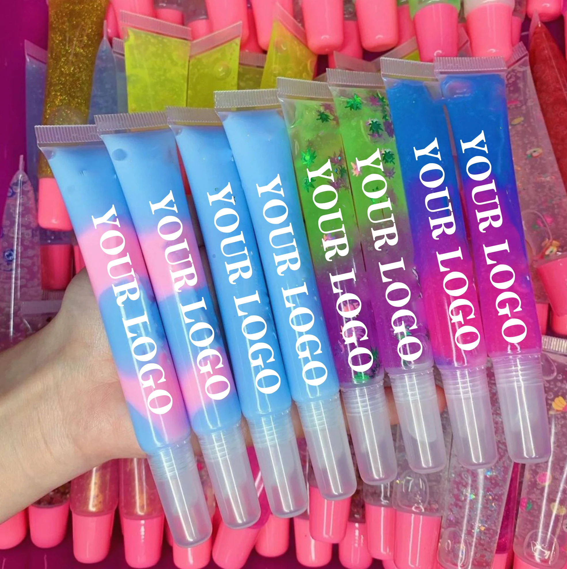 Private Label Wholesale Vendor Make Your Own Moisturizing Glossy Base Lipgloss High Quality Transparent Tube Lip Gloss