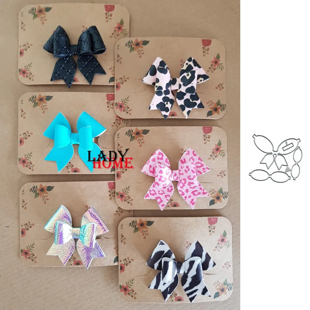 Бант галстук рукоделие металлическая высечка штамп пробойник трафарет для