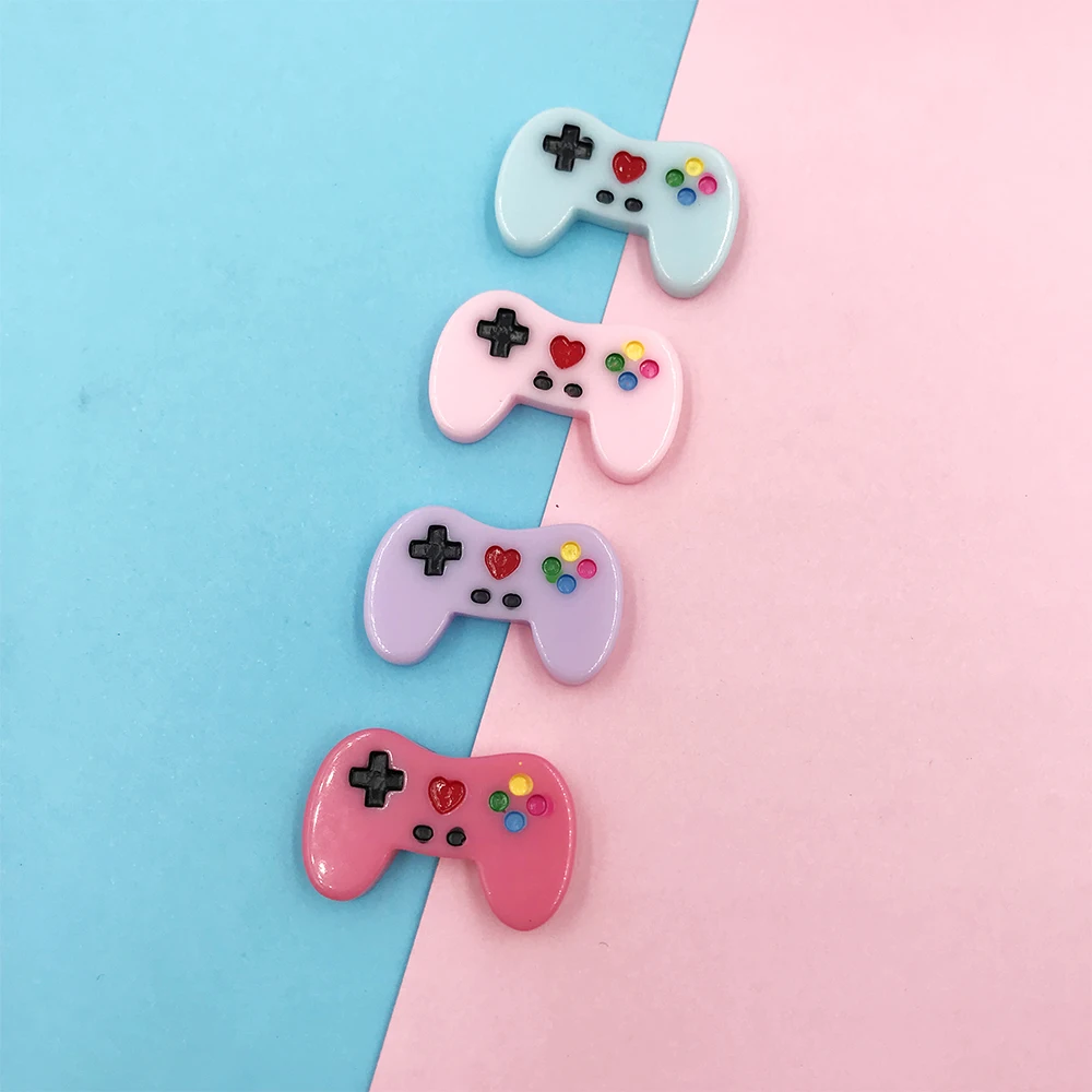 10 шт./лот миниатюрный игровой контроллер с плоской задней стороной кабошон