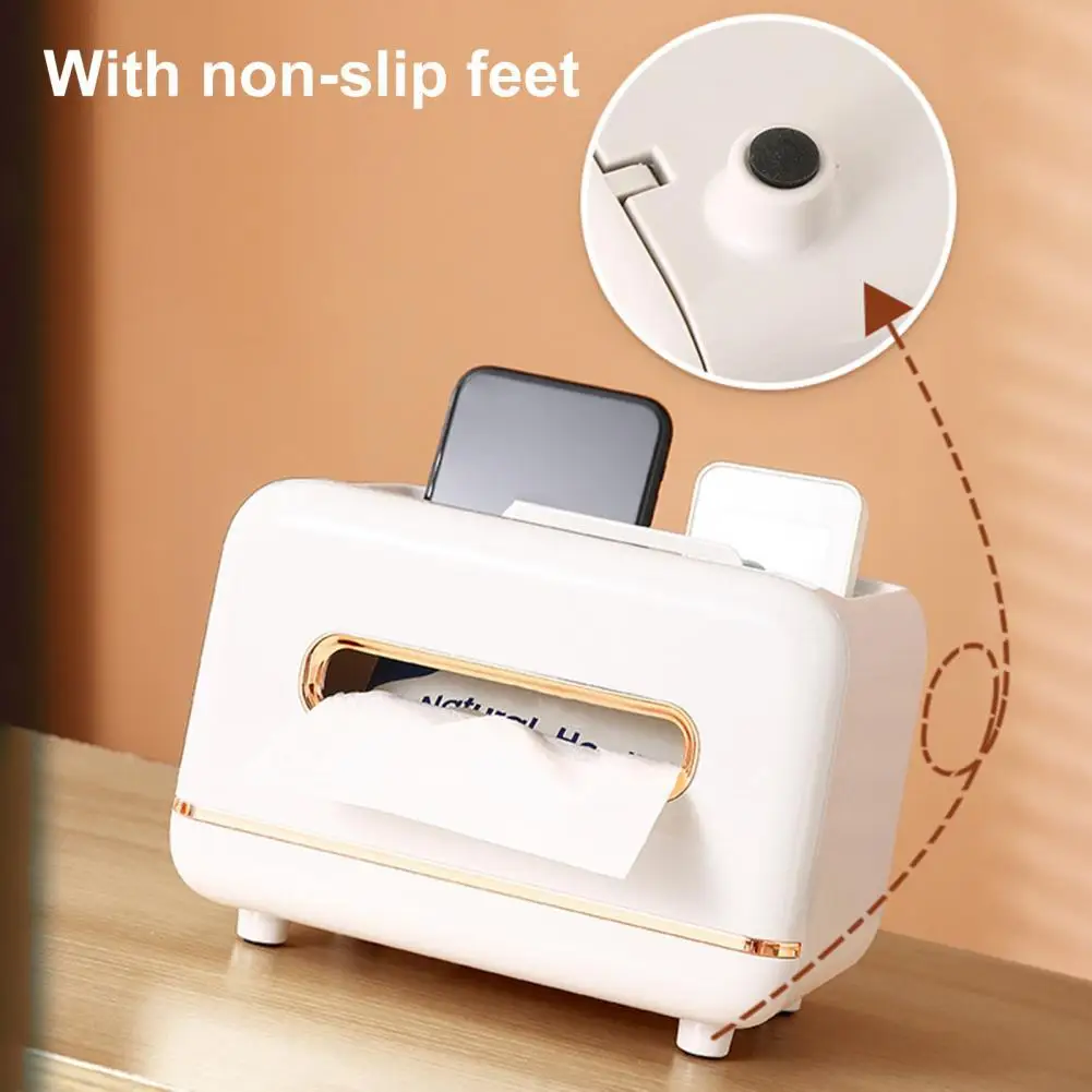 

Тканевый чехол со слотом для всякой всячины, модный пыленепроницаемый широкий контейнер для салфеток