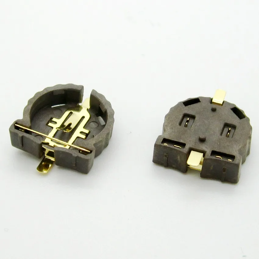 

CR1220 CR1225 LIR1220 BR1225 ML1220 BS-1220-2 кнопочный держатель для монет корпус розетки черный