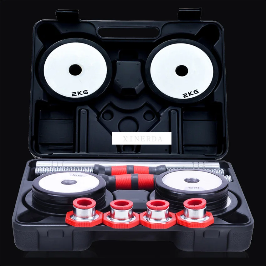 Набор гантелей для гантели весом 15 кг с штангой из цельной чистой стали набор