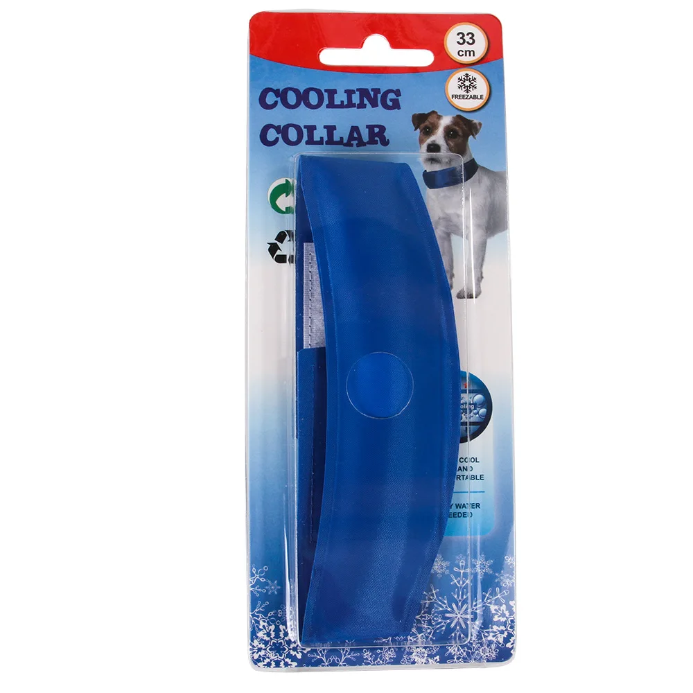 

Dog Cooling Collar Summer Breathable Polyester Fibre Adjustable Ice Towel Pet Cooling Scarf 4 Sizes Dog Collar