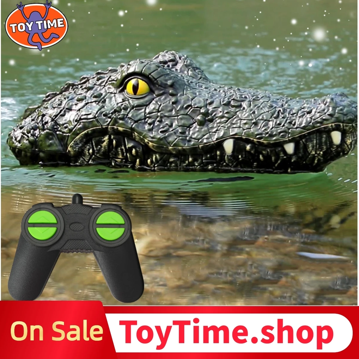 Игрушечная лодка ToyTime на радиоуправлении электрическая имитация головы