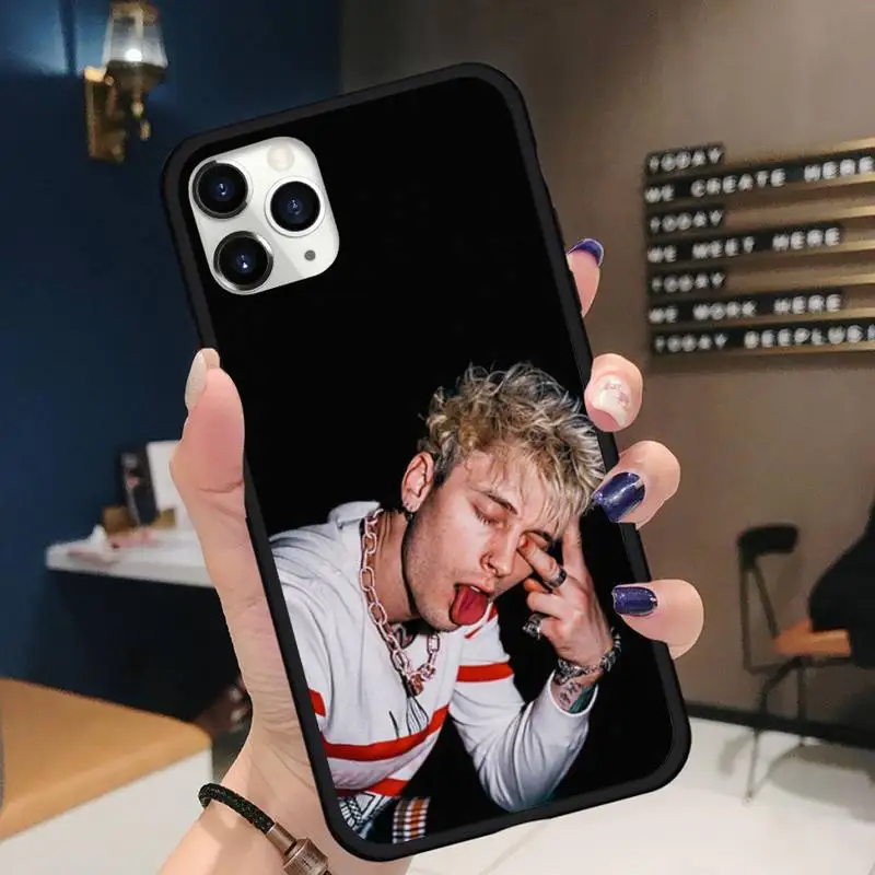 

Machine Gun Kelly MGK Phone Case for iPhone 11 12 pro XS MAX 8 7 6 6S Plus X 5S SE 2020 XR Soft silicone
