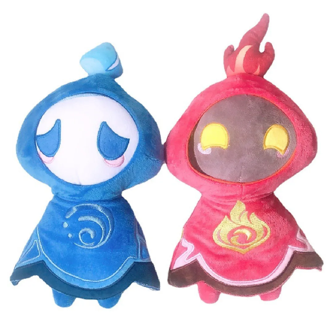

Game Genshin Impact Plush Toy Fire and Water Abyss Mage Doll Soft Stuffed Dolls Gift