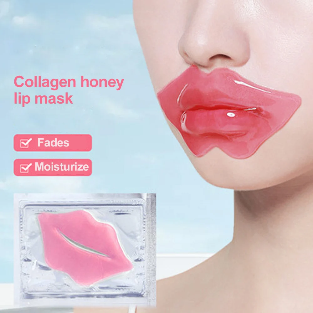 

Collagen honey lip mask Lip Membrane Fade Lip Moisturizing Sleep care Anti-dry Cleavage Lip Care