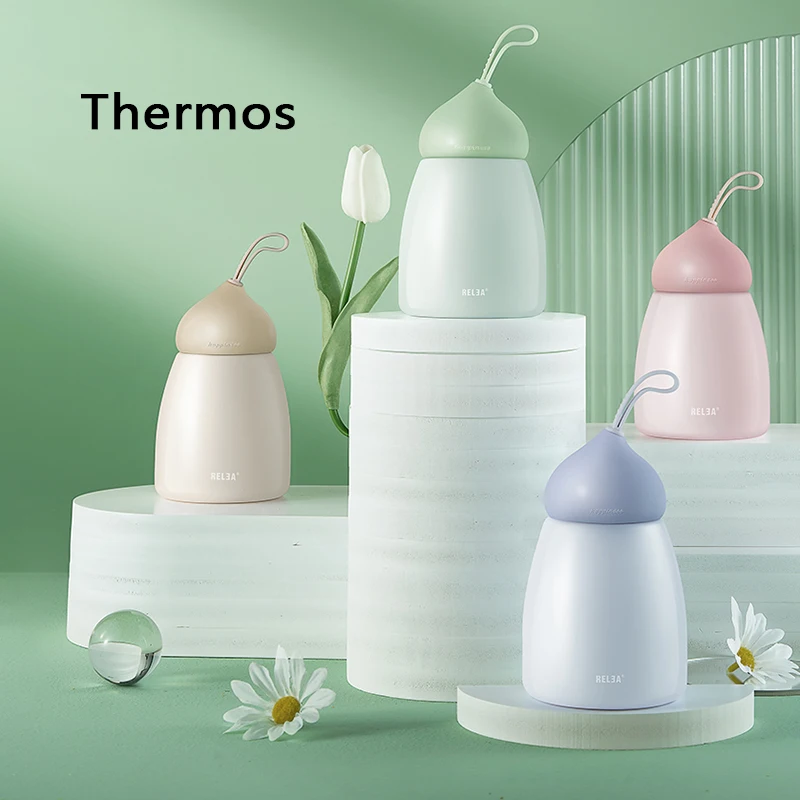 

Thermos Vacuum Bottle Mini Small Capacity Leakproof Coffee Mug 304 Stainless Steel Vacuum Flask 260/350 ML Water Bottle