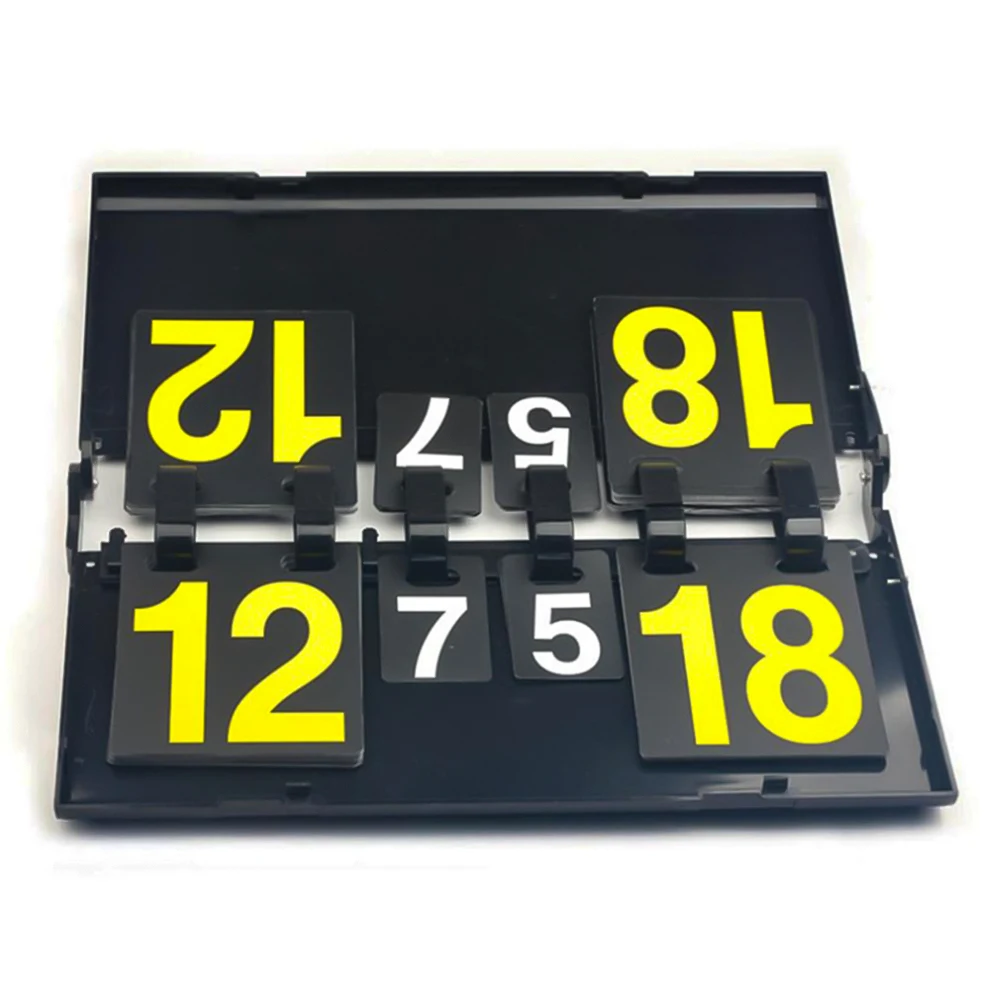 Портативный 4 дневный спортивный Scoreboard для настольного тенниса баскетбола