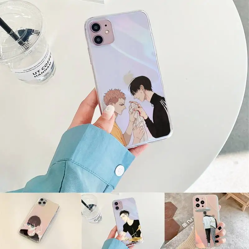 

19 Days love anime Phone Case for iPhone xiaomi redmi 7 8 9 11 12 10 S X XS XR MINI Pro Max Plus laser Transparent