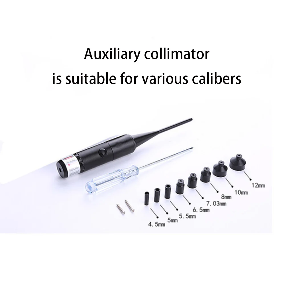 

Laser Cartridge Bore Sight Red Laser Gun 12 GAUGE Brass Boresight Tactical Universal Various Calibers