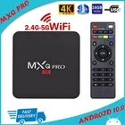 ТВ-приставка MXQ PRO, 4K 5G, RK3228A, четырехъядерная, 2 + 162,4 ГБ, Wi-Fi, 4K, 3D, для смарт-ТВ, Android 10,0
