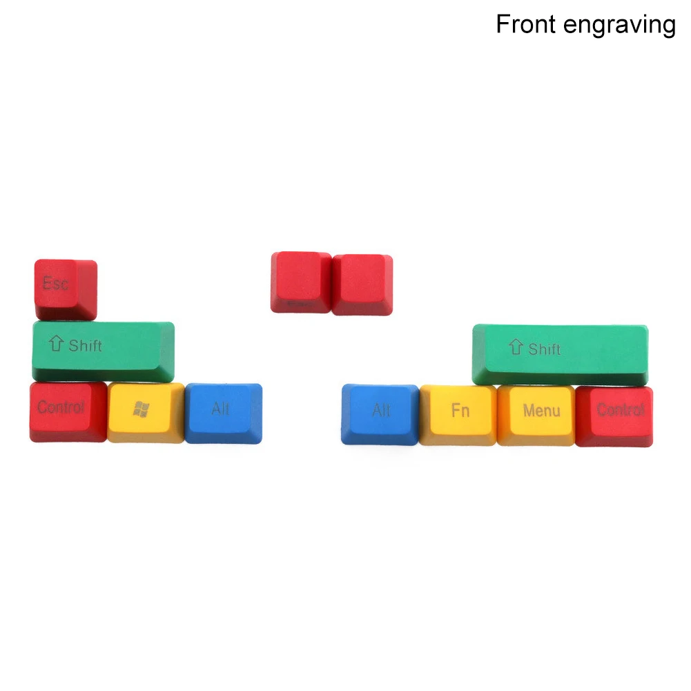 

12Pcs/Set PBT Light-proof Color Matching Mechanical Keyboard Keycaps Replacement