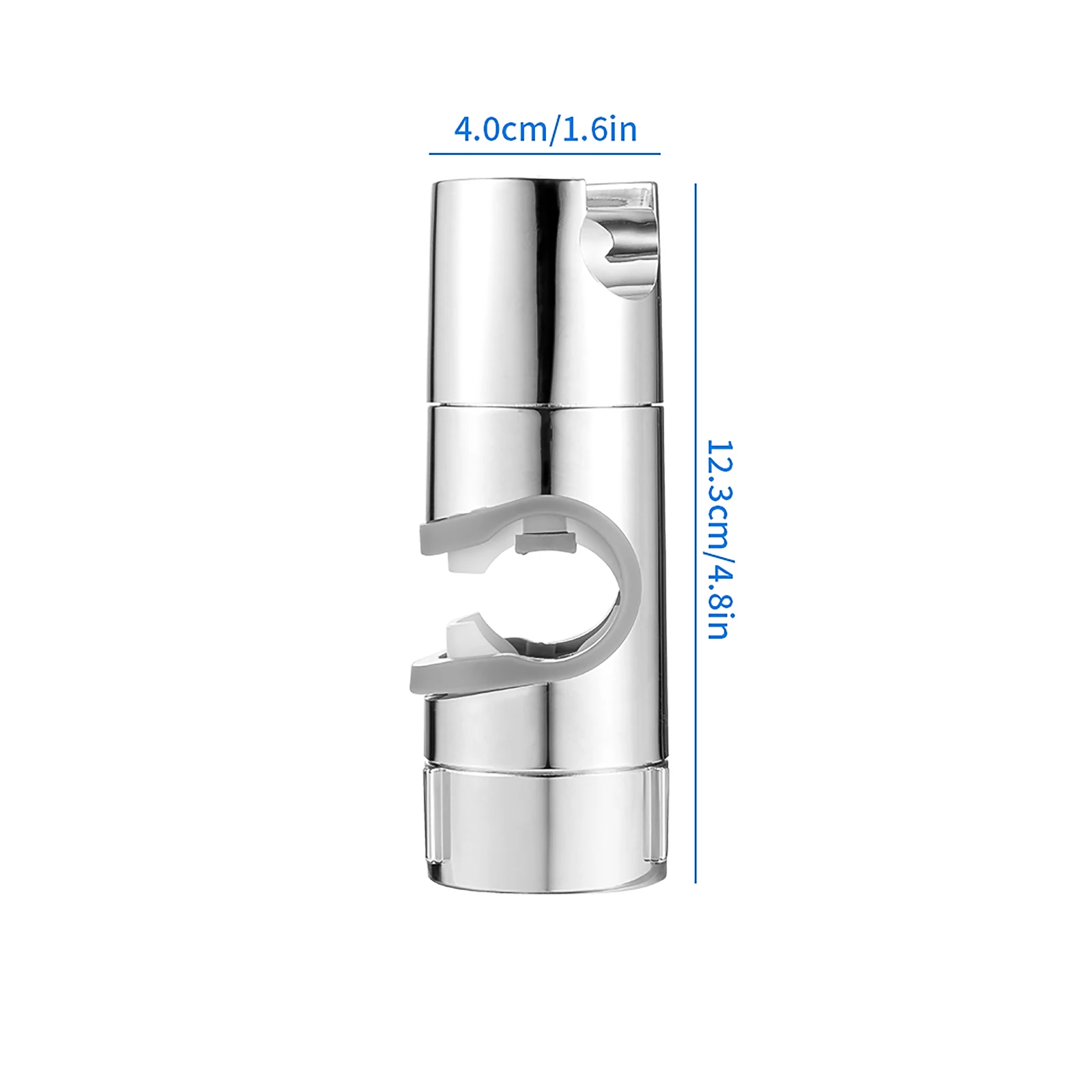 Universal Shower Bracket Shower Rail Holder 20~25mm ABS Chrome Shower Head Holder Adjustable Bathroom Accessories High Quality images - 6