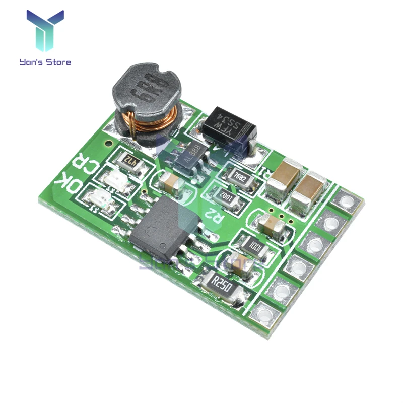 

3.7V 4.2V Charger & 5V 6V 9V 12V Discharger Board DC DC Converter Boost Module for UPS Mobile Power 18650 lithium battery