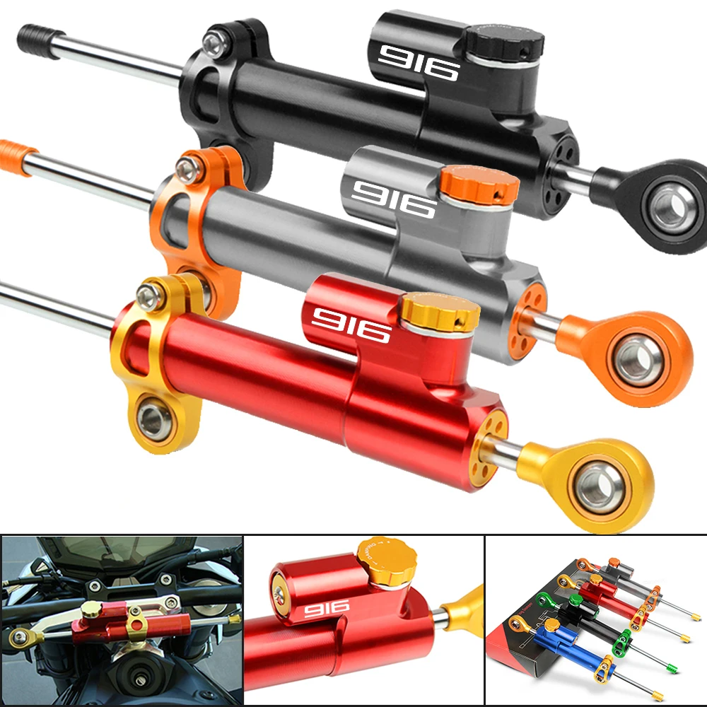 

For DUCATI 916 916SPS 1995 1996 1997 1998 1999 2000 2002 Motorcycle Accessories Adjustable Damper Stabilizer Damper Steering