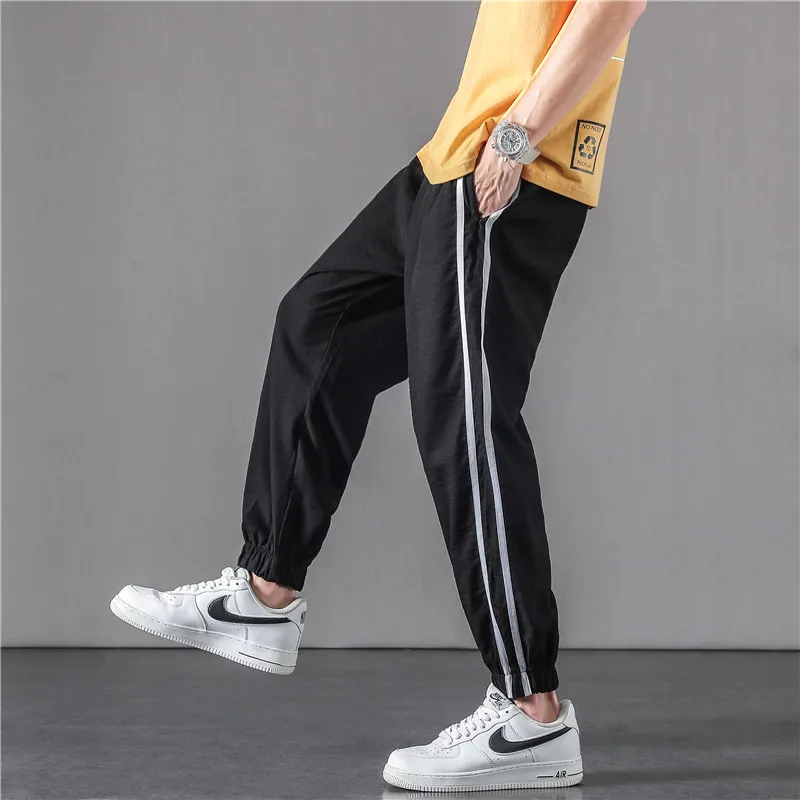Новинка осени 2020 Мужские штаны для бега модный спортивный костюм брюки с
