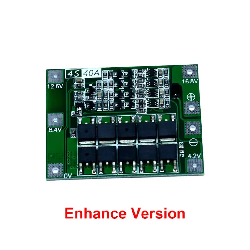 4S 40A литий ионная батарея Защитная плата 18650 зарядное устройство PCB BMS для