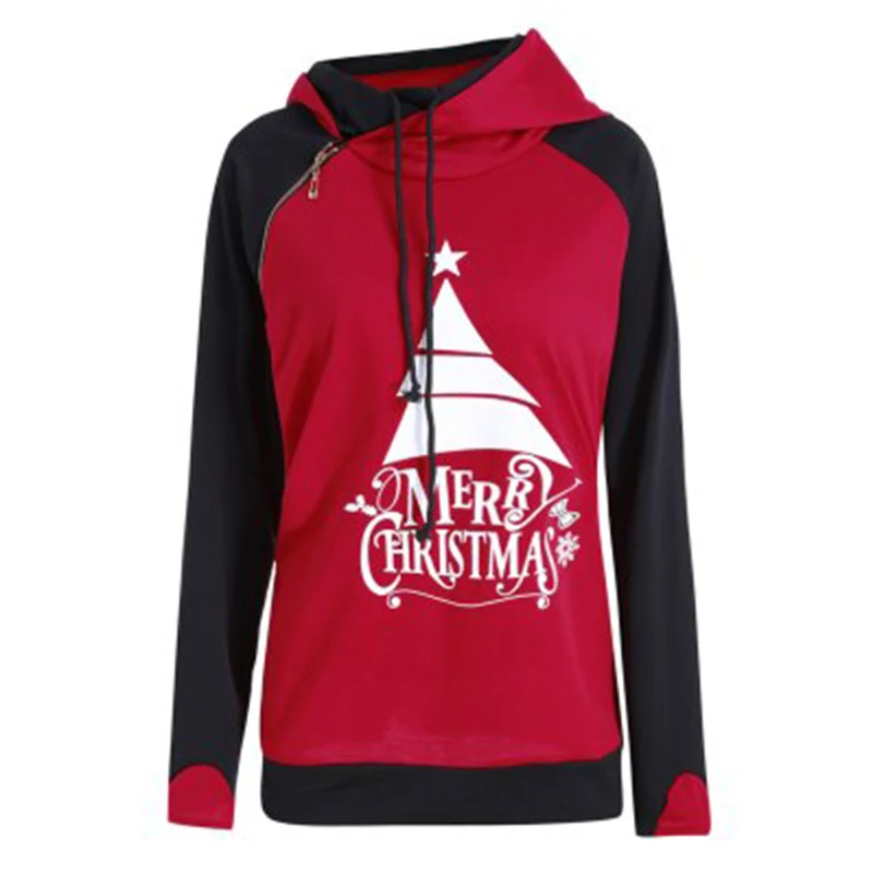 

Women's Fashion Unisex 2020 New Autumn and Winter Sweatshirt Merry Christmas Tree 3D Digital Printed Drawstring Loose Hoodies