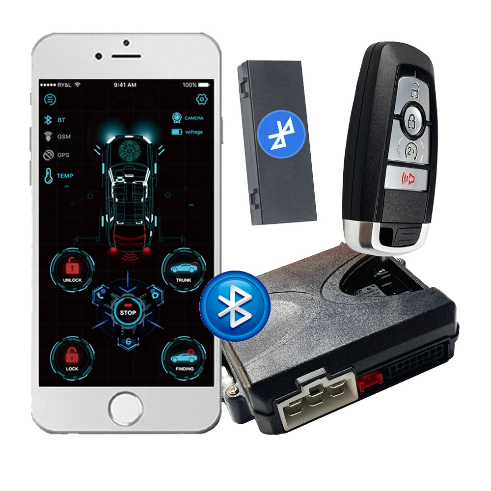 

Пульт дистанционного запуска и остановки двигателя Cardot, Система бесключевого доступа, Автомобильная сигнализация