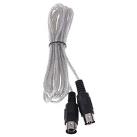 10ft midi extension cable male to male 5pin plug connector instrument tool for interconnection of midi compatible instruments