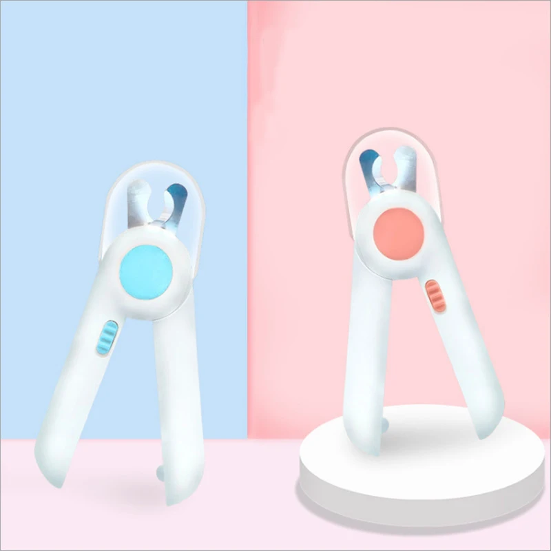 

Pet Cat Dog Nail Clipper with File Knife Cutting Machine Beauty Scissors LED Lighting Puppy Kitten Grooming Claw Nails Trimmer