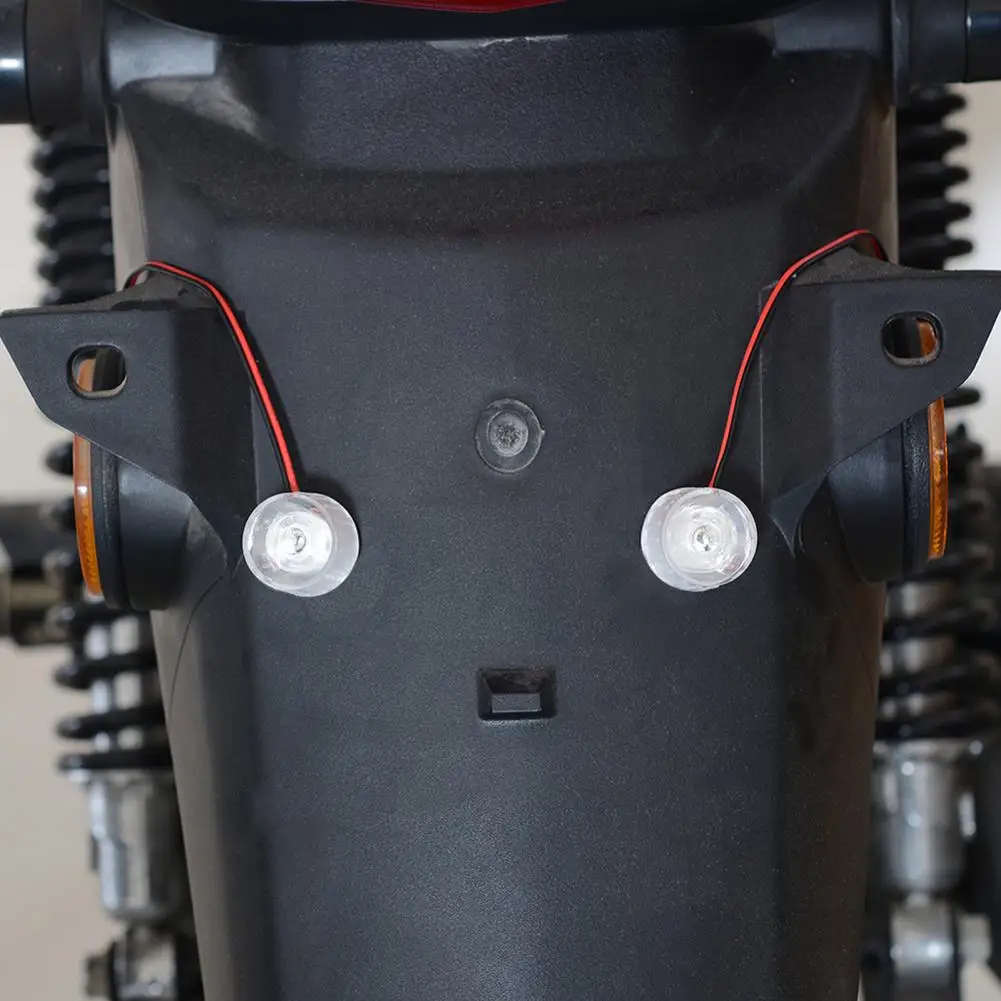 

50% HOT SALES!!Universal 12-85V Motorcycle LED Decorative Strobe Flash Brake Tail Warning Light