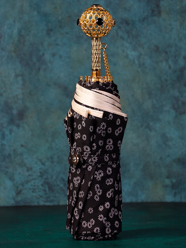 Prezzo Ombrello Pieghevole Automatico Protezione Uv Moda Di Lusso Ombrello Antivento Per Adulti Guarda Chuva Articoli Per La Casa BD50UU