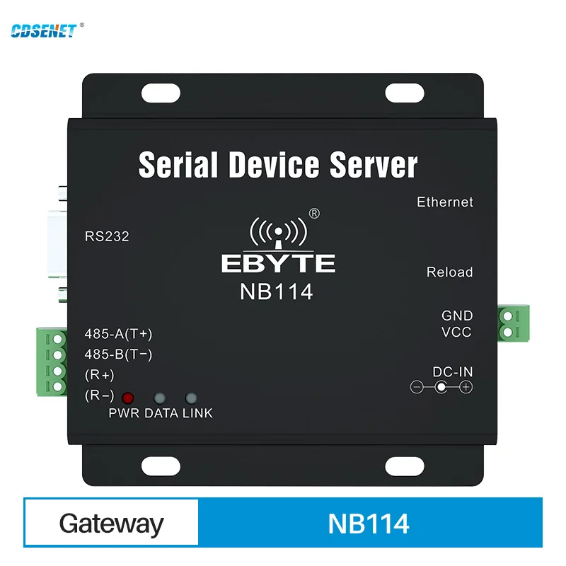 UART для сервера Ethernet RS485/RS232/RS422 порты TCP UDP RJ45 CDSENET NB114 беспроводной серверный модем с
