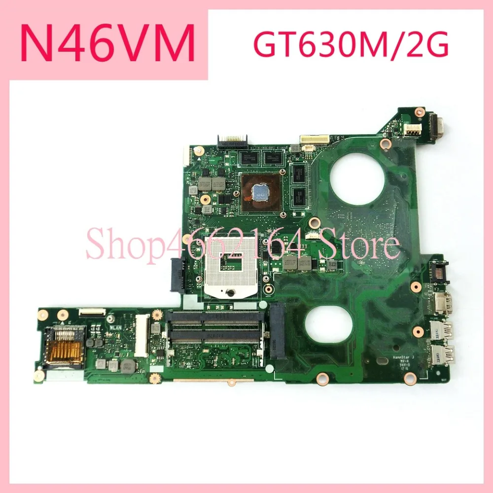 N46VM GT630M/2G N13P GL A1 материнская плата REV2.1 для ASUS N46V N46VZ N46VB HM76 SLJ8E DDR3 ноутбук