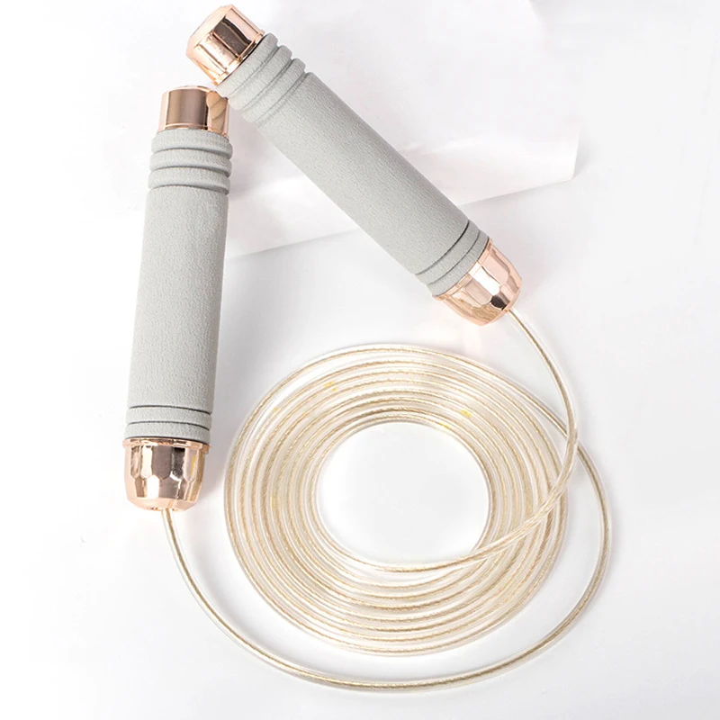 

Adult And Children Weight-Bearing Jump Rope Exercise Fitness Exercise Gold-Plated Skipping Cuerda Saltar Outdoor Sports