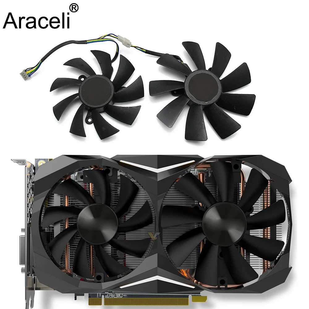 Вентилятор охлаждения GA92S2H 100 мм GAA8S2H GAA8S2U 4Pin для ZOTAC GTX 1060 1070 Ti MINI HA 1080 Ti|Кулеры и
