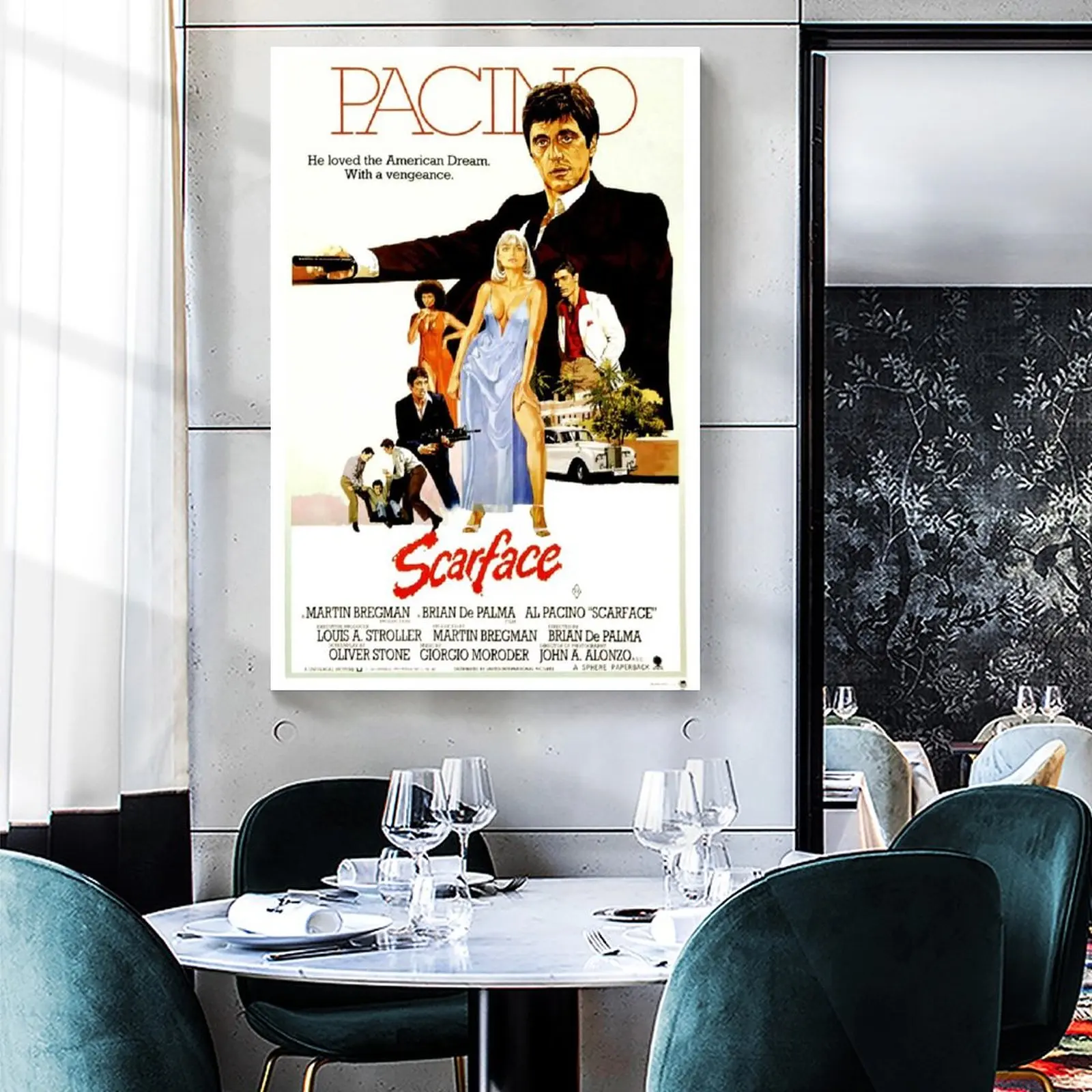 Scarface The World Is Your современный плакат художественные картины на холсте для