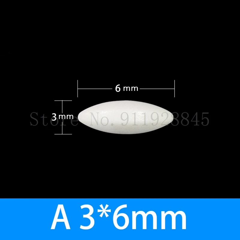 20pcs/lot Lab PTFE Polytef Magnetic Agitator Type A B C Bead Magnetons Laboratory Stirrer | Канцтовары для офиса и дома