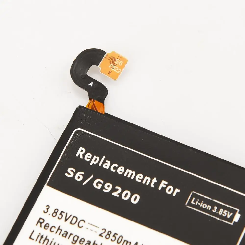 2850 мАч литий ионная Расширенная Батарея EB BG920ABE для Samsung Galaxy S6 SM G920 G920F G920i G920A G920V G9200