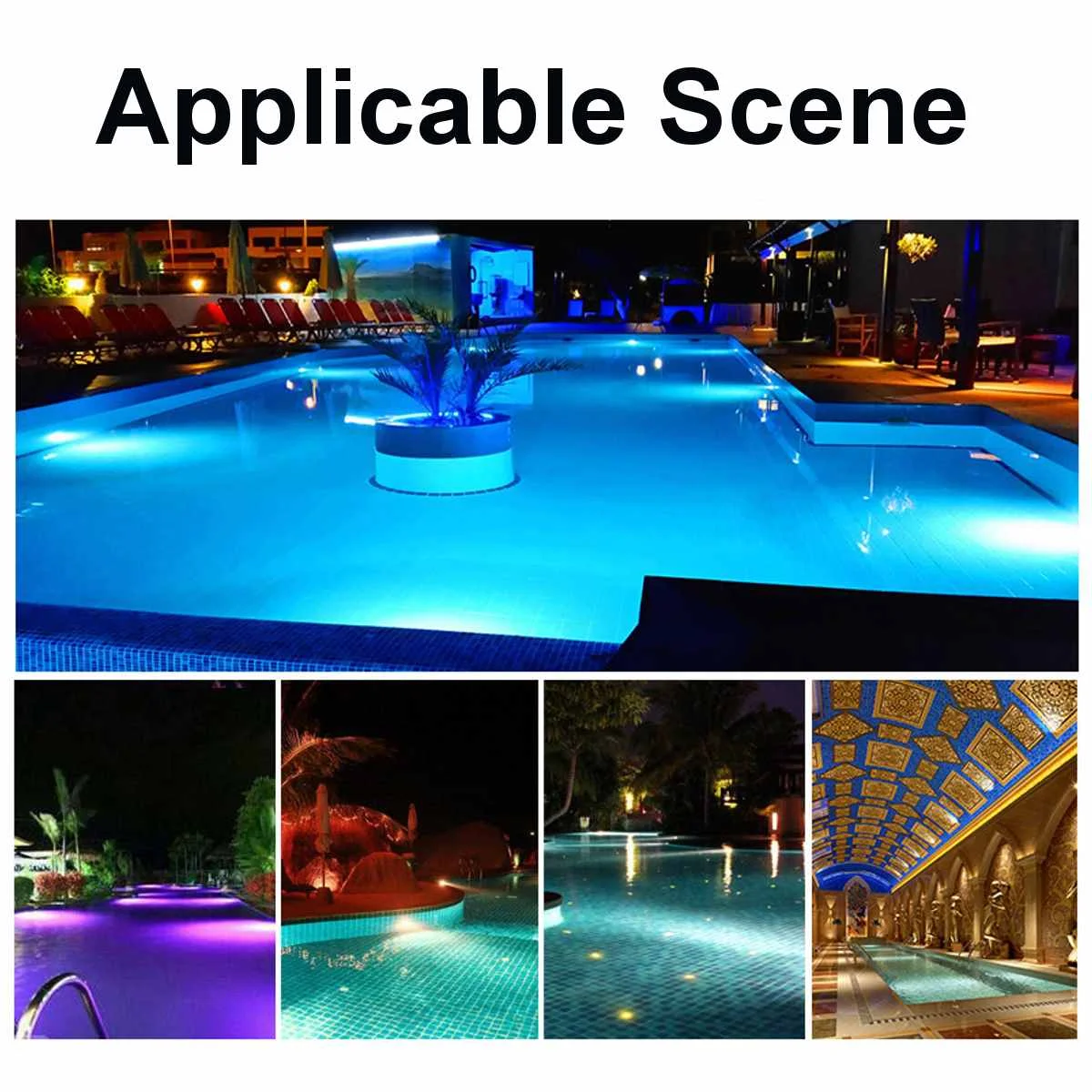 

Swimming Pool Light RGB Ip68 Waterproof Led lamps LED Underwater Lights AC12V Submersible Light luz piscina Zwembad Verlichting