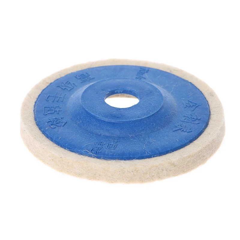 

5Pcs 4'' Round Polishing Wheel Felt Wool Buffing Polishers Pad Buffer Disc Tools