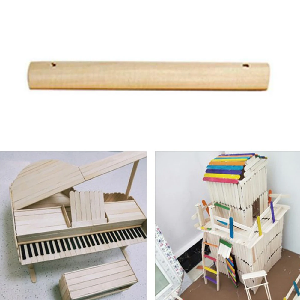 10 шт. круглые деревянные палки для поделок еды ремесло Длинные конфеты Декор торт