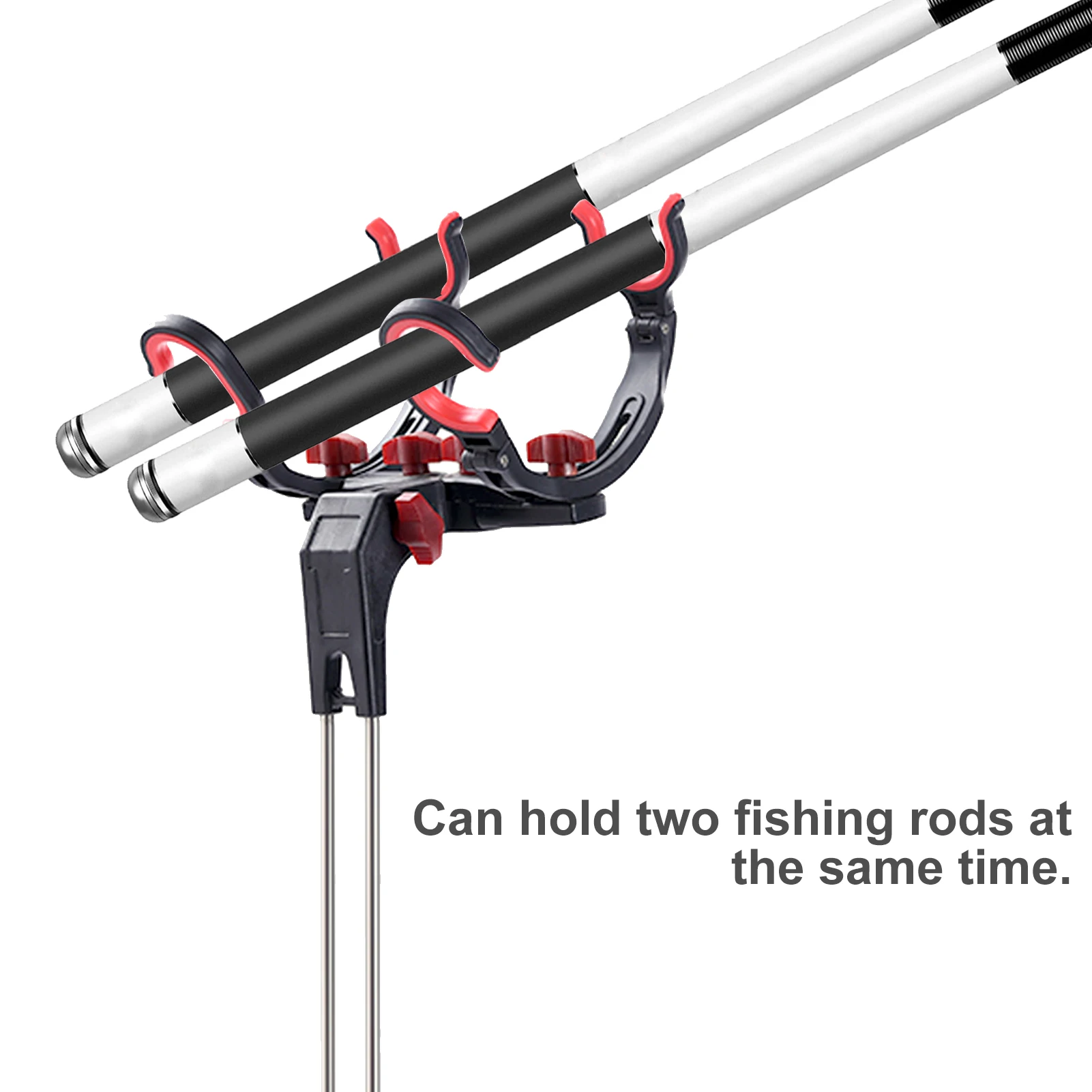 

Регулируемая подставка для удочки, держатель для удочки, банковская палка для 2 полюсов, держатель для удочки, рыболовные аксессуары