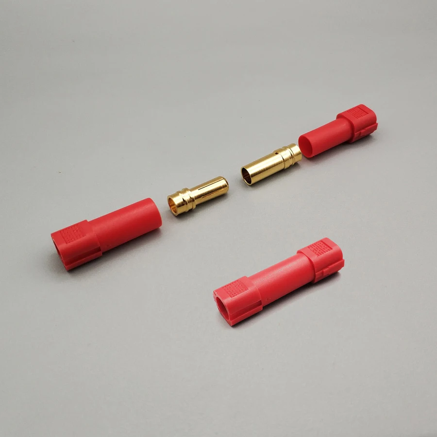 Штекерный разъем XT150 120 А большой ток (красный/черный) Мама для дрона и