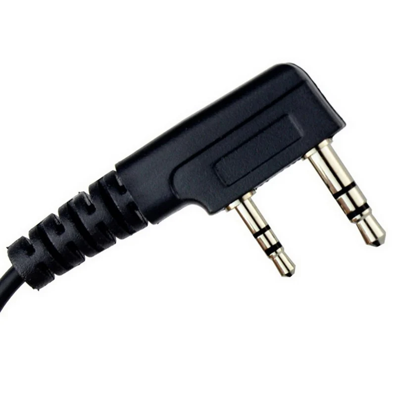 2 контакта PTT MIC гарнитура Скрытая Акустическая трубка Внутриканальные наушники