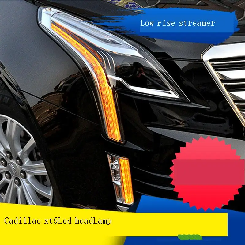 

Cob Assessoires Side Turn Signal Luces Para Auto Drl Led Fog Headlight Car Light Assembly 2016 2017 2018 2019 FOR Cadillac XT5