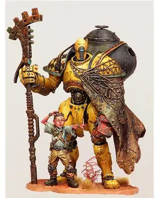 Новый разобранный воин Фэнтези 1/24 подставка для детей и часов фигурка из смолы