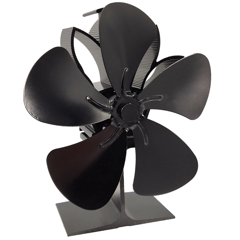 HTHL вентилятор для дровяной печи с 5 лезвиями нагреваемая дровяная горелка