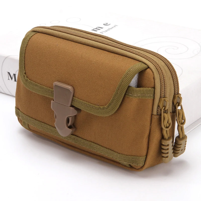 

Tactical Waist EDC Cell Phone Pouch Horizontal Zipper Phone Holster First Aid Kit Tool Bag Camping Military Hunting Pack