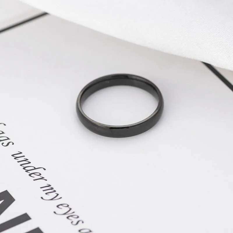 Trendy Steel Ring for Men Women Simple Design Wedding&ampEngagement Jewelry Gifts Lovers Fashion Wholesale Dropshipping | Украшения и